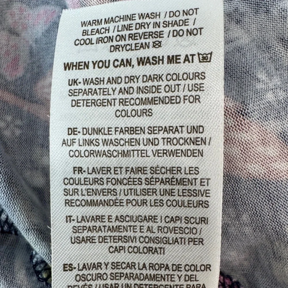 Boden Amelie Navy Blue Flamingo Tropical Jersey Midi Dress Womens 10/12 - Picture 8 of 9